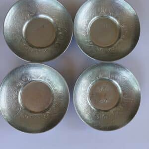 רביעיית מיני סיניות מעוטרת (מיוצר בעבודת יד בישראל)